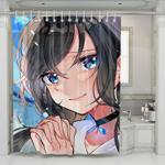 hina amano blue sky weathering with you shower curtains 0