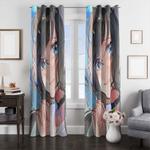 hina amano blue sky weathering with you window curtain 0