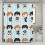 hinata an kageyama karasuno shower curtains 0