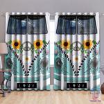 hippie bus sunflower love peace window curtains summer happy camper blackout window curtains 100 polyester 417 1079 0