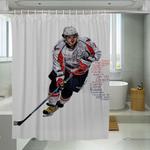 hockey alexander ovechkin nhl shower curtains 0