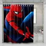 home coming spiderman shower curtains 0