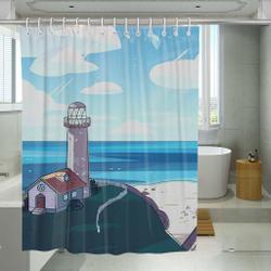 Home Steven Universe Beside The Beach Shower Curtain Set For Bathroom Decor Best Gift For Friends