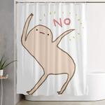 honest blob says no shower curtain 0