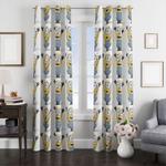 horay lil minions animation movie window curtain 0