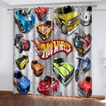 hot wheels curtains pattern blackout window drapes 0