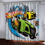 hot wheels pattern curtains blackout window drapes 0