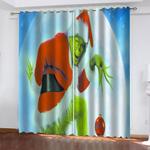 how the grinch stole christmas curtains blackout window treatments drapes 0