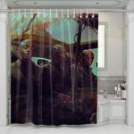 human 2077 cyberpunk shower curtains 0