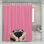 human and dog shower curtains 0