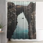 i left my heart in iceland landscape photography shower curtain 0