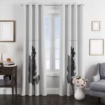 i will carry all your shame monochromatic window curtains 0