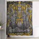 iberian hecate gray shower curtain 0