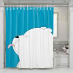 ice bear cute shower curtains 0