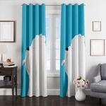 ice bear cute window curtains 0