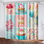 ice cream curtains blackout window treatments drapes for room decor 0