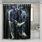iced bloodhound try to kill shower curtains 0