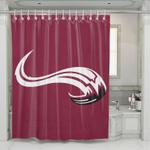 icon vector of nhl team maroon shower curtains 0