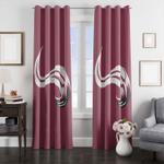 icon vector of nhl team maroon window curtain 0