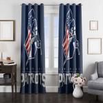 iconic new england patriots window curtain 0