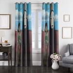 iconic scene spirited away window curtains 0