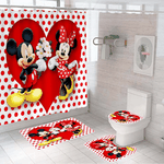 in love mickey mouse bathroom set bathroom curtain set 0