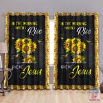 in the morning when i rise give me jesus window curtains christian family gift blackout window curtains 100 polyester 417 1079 0