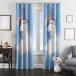 in the sky my neighbor totoro window curtains 0