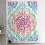 indian ink rainbow version shower curtain 0
