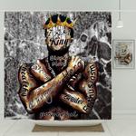 inspirational black mens shower curtains with african king bathroom decor 0