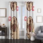 instagram love dog window curtains 0