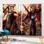 iron man curtains cosplay blackout window drapes for room decoration 0