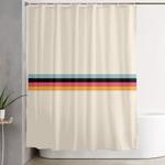 ishtar classic retro summer stripes shower curtain 0