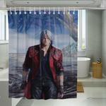 island iced dante devil may cry shower curtains 0