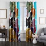 jack and friends adventure time window curtains 0