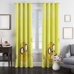 jack swimming adventure time window curtains 0