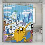 jake and another character adventure time shower curtains 0