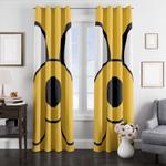 jake face adventure time window curtains 0