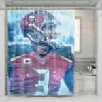 jameis winston tampa bay buccaneers shower curtains 0