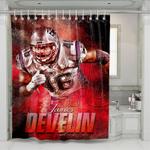 james develin new england patriots shower curtains 0
