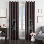 jedi robes star wars silhouette window curtain 0