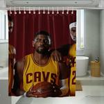 jersey cleveland cavaliers kyrie irvings and player shower curtains 0