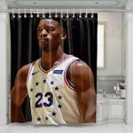 jimmy butler miami heat nba shower curtains 0
