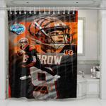 joe burrow shower curtains 0