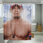 john cena american wwe superstar shower curtains 0