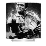 johnny cash shower curtain 0