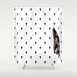 jojo bruno bucciarati pattern zipper ver shower curtain 0