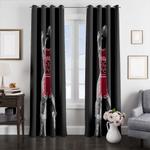 jordan player american basketball window curtains 0