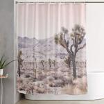 joshua tree shower curtain 0