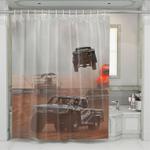 jumping offroad car racing shower curtains 0